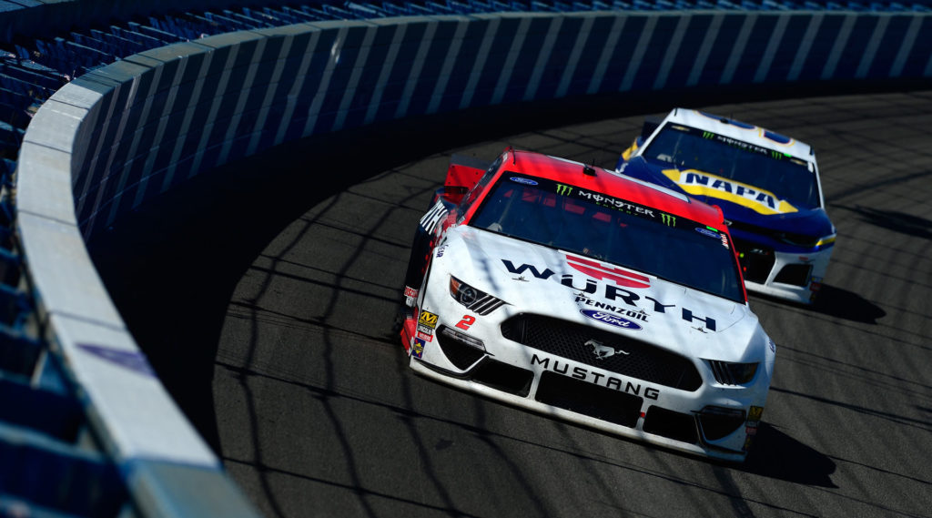 Brad Keselowski and Penske Racing have strong running in Auto Club 400