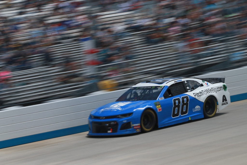 Alex Bowman finished second in the Gander RV 400 at Dover International Speedway.