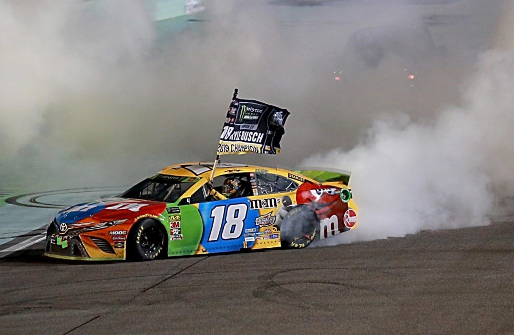 Kyle Busch wins the 2019 Monster Energy NASCAR Cup Series Championship, his 2nd career championship.
